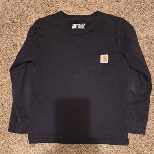 Carhartt Black Long Sleeve Tee with Pocket